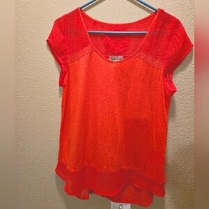 Lady Brand Blouse Capped Sleeve Shirt M